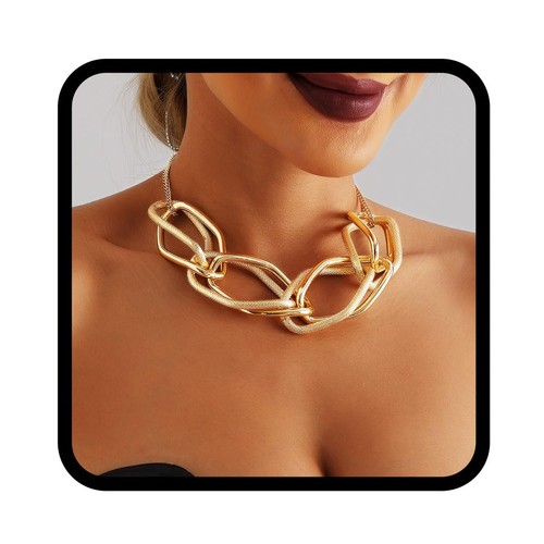 Chunky choker halskette - chunky,