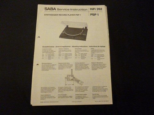 Original service manual - service,