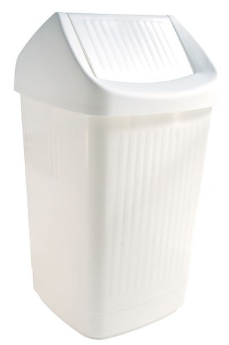 Schwingdeckeleimer weiss 9ltr - schwingdeckeleimer,