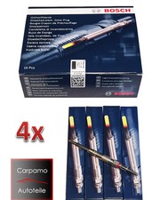 4 x Bosch Glühkerzen Duraterm 0250402005 VW Touran 1.9 2.0 TDI GLP 050