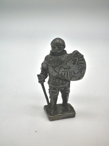Ritter figur mit schild zinn - ritter,