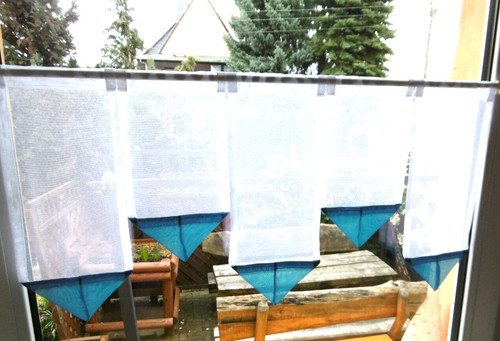 Scheibengardinen fenster 80cm - scheibengardinen,