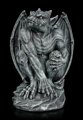 Gargoyle figur hockend - gargoyle,