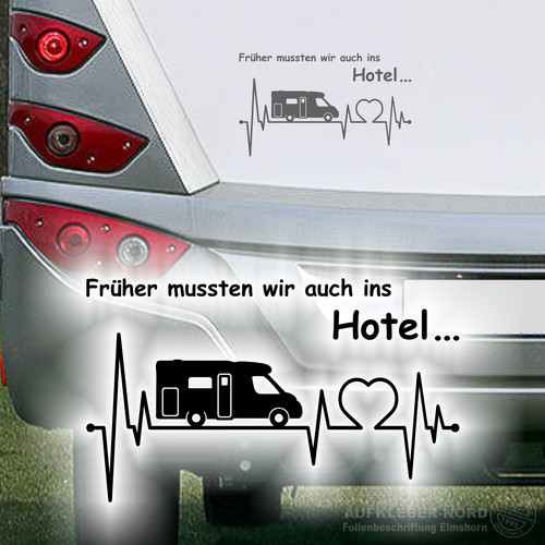 Herzschlag wohnmobil 30cm - herzschlag,