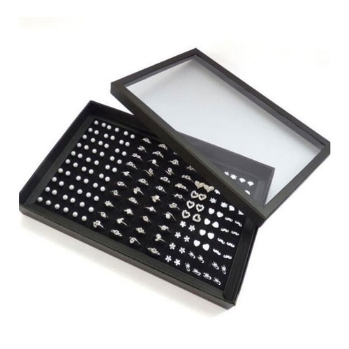 100 ringe schmucklade ringbox - 100,