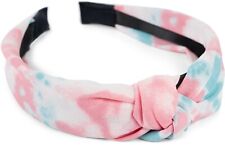 Damen Stoff Haarreif Batik Farbverlauf Knotendetail, Retro Haarband, Kopfschmuck