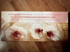 3 Aroma Blütenkerzen blumiger