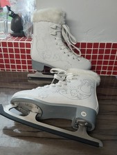 Oxelo Fell gefütterte Damen Schlittschuhe Eiskunstlaufschuhe Größe EU 36 UK 4