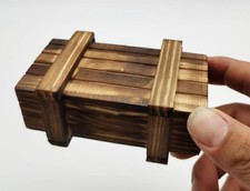 Magische Geschenkbox Geldgeschenkbox Zauberkiste Knobelspiel Box Puzzle aus Holz