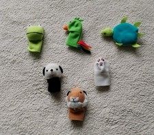 6 Fingerpuppen Stoff