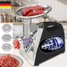 Mahlzeit Profi Edelstahl Fleischwolf elektrisch | Wurstfüller, Faschiermaschine