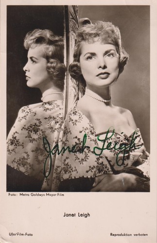 Janet leigh original - original, autogramm
