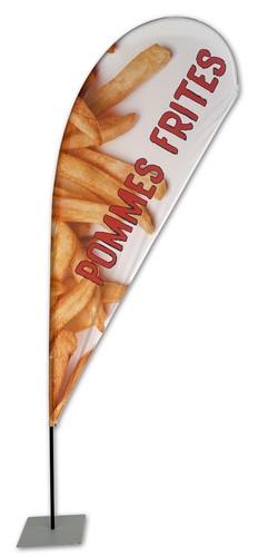 Pommes frites beachflag - pommes,