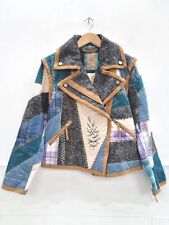 Free People Leder Patchworkjacke, sehr selten mehrfarbig. Größe XS UVP 798€.