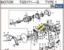 Zugfeder, Feder, Ersatzfeder ELU TGS 171 Kappsäge inkl Bild-Montageanleitung