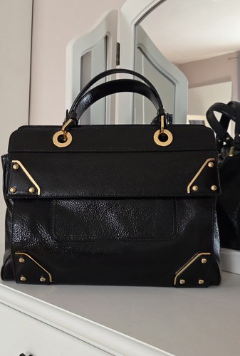 Escada lackleder handtasche - lackleder,