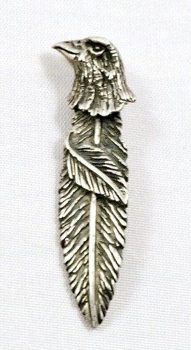 Anhänger adler feder 925 - feder,