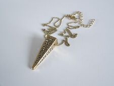 Otazu Modeschmuck Kette mit Pendel Anhänger & Strass 16,2 g/Länge ca 43-49,5 cm