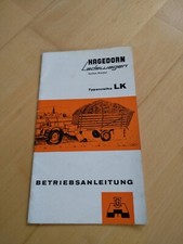 Hagedorn Ladewagen LK Betriebsanleitung Anleitung Handbuch
