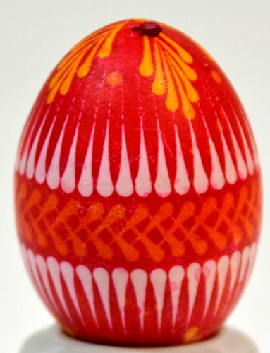 Osterei,Hühnerei,rot,mit