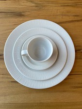 Hochzeits Geschirr Churchill Bamboo weiß 5 teilig insgesamt 350 Teile verfügbar