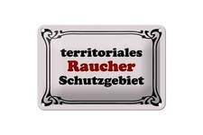 mrdeco Metall Schild 12x18cm