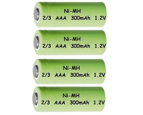 Stück akku 2 3aaa - ni-mh, 2/3aaa
