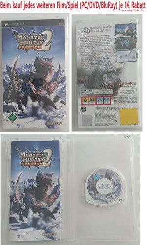 Monster hunter freedom sony - 2, (sony