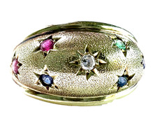 Ring 585 Gold 0,03 ct. Diamant