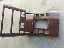 Mercedes R129 Mittelkonsolenverkleidung Wurzelholz mit minimalen Gebrauchsspuren