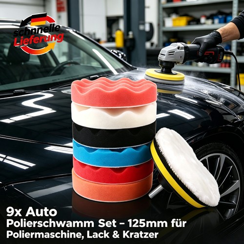 Stück polierschwämme 125mm - 9,