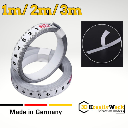 Selbstklebend maßband 3m - selbstklebend, 1m-3m