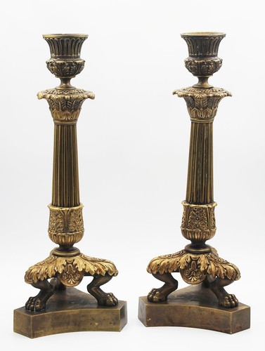 Paar bronze doreé - paar,