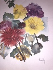 Bild handgemalt 40x50 cm Gemälde Signiert Alt