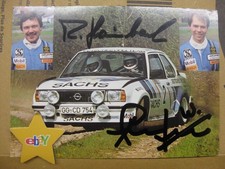 Original rallye autogrammkarte - original,