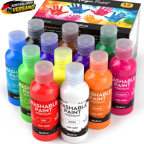 Fingermalfarben set farben - fingermalfarben,