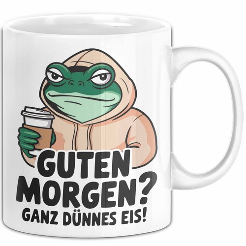 Sarkastischer frosch tasse - sarkastischer,