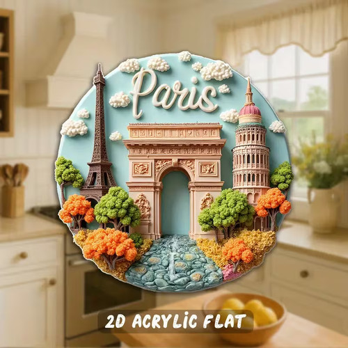 Magnet paris monuments - magnet,