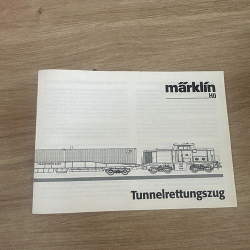 Märklin tunnelrettungszug - märklin, ho