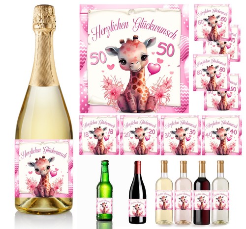 Aufkleber sektflasche - aufkleber,