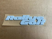 Original VW Schriftzug hinten Rallye Golf 2 MK2 grundiert G60 191853675C GRU NEU