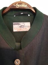 Neu: Leichter Blazer, Gr 44, Trachtenjanker grau/grün, reine Schurwolle, bequem