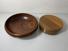 60er Jahre Holzschale und
