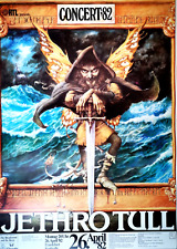 JETHRO TULL  1982  FRANKFURT- orig. Concert Poster - Konzert Plakat - DIN A1