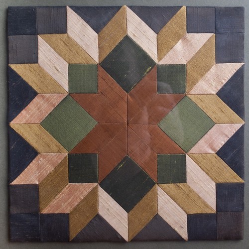 Amish geometrisch bestickt