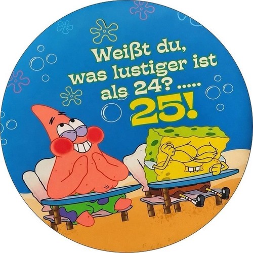 Spongebob tortenaufleger - spongebob,