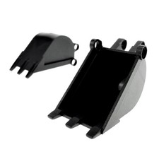 2x Lego Technic Bagger Schaufel 4x4x9 schwarz 3 Zähne 8419 8837 4199341 2950