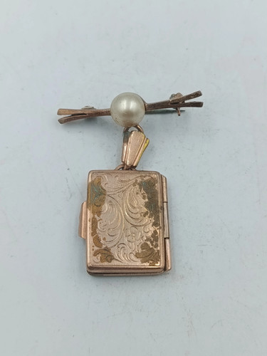 Vintage medaillon anhänger - vintage,