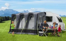 Berger Molina Air Deluxe II aufblasbares Reisevorzelt, Wohnmobil Camping B-Ware