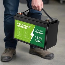PUJIMAX 12V 100Ah Lithium